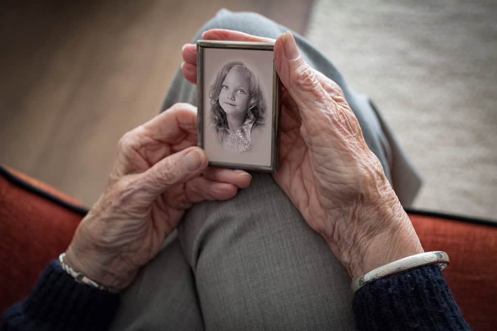 woman, hands, senior